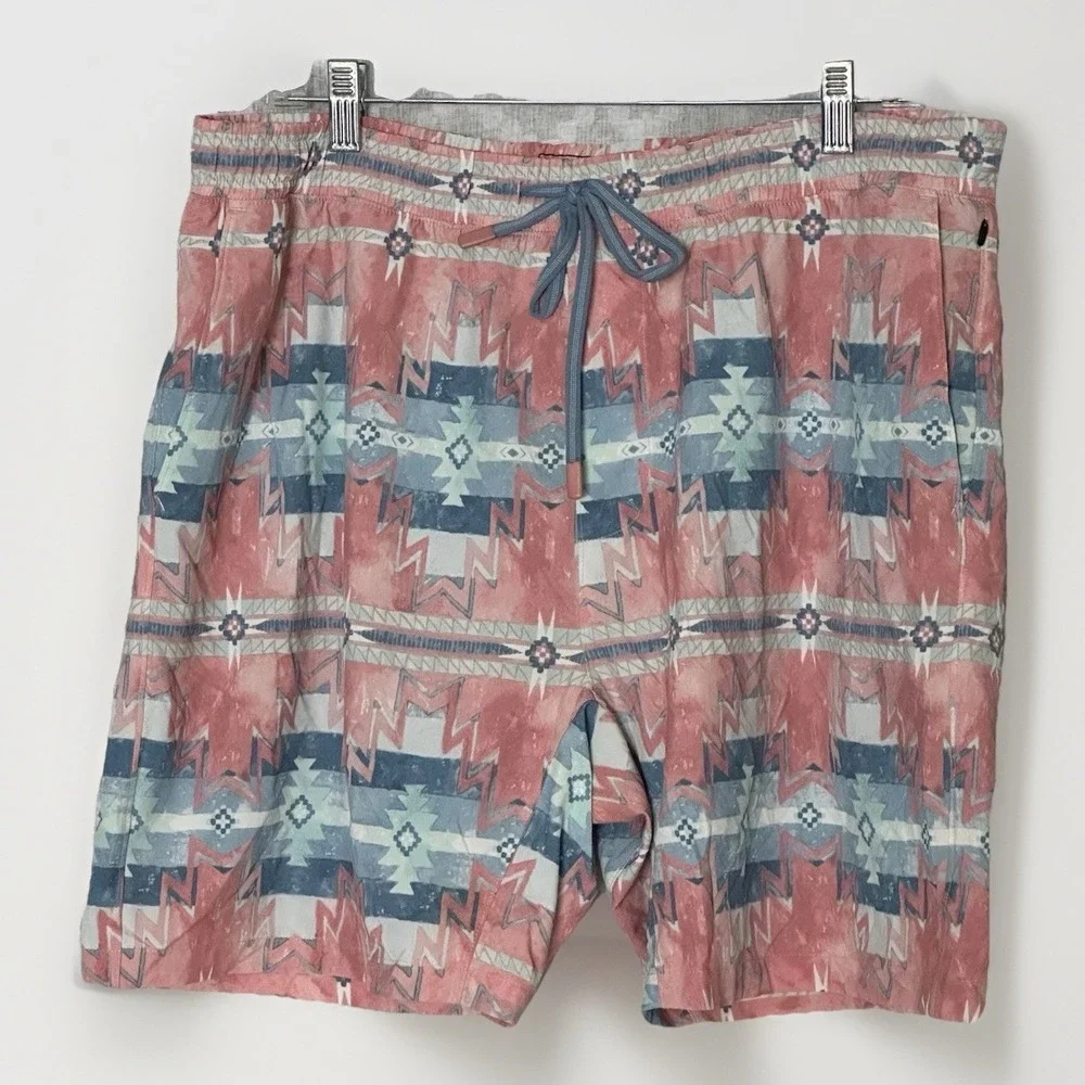 Faherty Shorts Mens XL‎ Floral Essential Drawstring 7